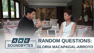 Random questions with Gloria MacapagalArroyo  ANC Soundbytes [upl. by Dennie]