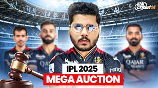 I Auctioned the RCB Team in IPL 2025 MEGA AUCTION  Real Cricket 24 [upl. by Olva]