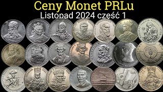 Ceny monet PRLu Listopad 2024 Okolicznościowe lata 1979  1989 Jadwiga bez znaku projektanta [upl. by Virgy371]