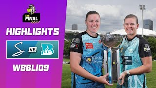 Adelaide Strikers v Brisbane Heat  Final  WBBL09 [upl. by Saitam]