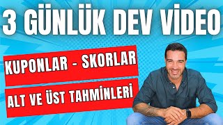 ÜÇ GÜNLÜK KOMBO VİDEOKUPONLAR SKORLAR SÜRPRİZLERLE DOLU DOLU 27 28Nisan İddaa Tahminleri [upl. by Mcnamee589]