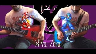 X vs Zero Mega Man X5 Guitar Cover [upl. by Winslow]