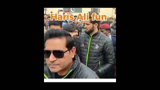 Haris Ali Enjoy And Fun With Shaheen Shah Afridi [upl. by Suirred]