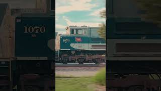 Quick Glimpse of NSs Wabash Heritage Unit on Union Pacific [upl. by Mulligan]