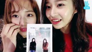 Deleted V LIVE 171116 크리샤츄 컴백 최초 스포일러🛳🛳🎉🎉 Feat 김민주 [upl. by Ariait]