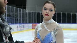 Behind the Scenes  Free Skate  Loena Hendrickx [upl. by Sabine460]