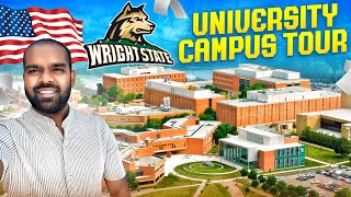 Wright State University Campus Tour  Ohio Dayton  Charan vlogs [upl. by Eddi352]