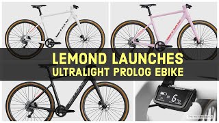 LeMonds new Prolog ebike  First look at new lightest ebike just 26 Lbs  Electric Bicycle  EVVs [upl. by Eiroj478]