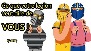 Warhammer  ce que votre legion veut dire de VOUS  part2 [upl. by Kitrak186]