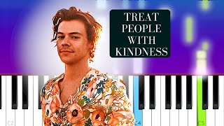 Harry Styles  Treat People With Kindness  Piano Tutorial [upl. by Shewchuk]