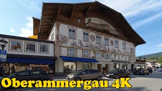 Oberammergau Germany Walking tour 4K [upl. by Ida]