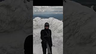 Summiting Babia Góras Diablak Peak A Frosty Climb During an Eastern European Bike Tour hiking [upl. by Croom877]