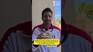 Palabras emocionantes de Stefano Peschiera luego de la pasarela de los campeones en París [upl. by Aissatan]