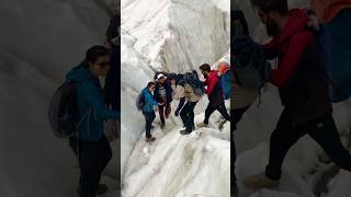 nature glacier crevasse ytshorts upperhunza live [upl. by Claribel]