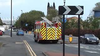 Tyne amp Wear Fire amp Rescue Service Newcastle Central WrL amp WrT Turnout May 2010 [upl. by Marin]