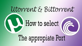 Utorrent Settings 2014 for Port and Bandwidth [upl. by Erwin]