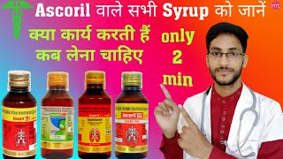 Ascoril SyrupAscoril LSAscoril plusAscoril SFAscoril D plus Syrup usesMedicine Talk [upl. by Velasco]