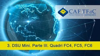 DSU Mini Parte III Quadri FC4 FC5 FC6 [upl. by Ahsiuqram]