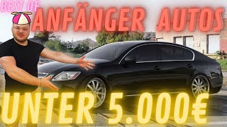 Die BESTEN Anfängerautos für unter 5000 €  Best of G Performance [upl. by Atil627]