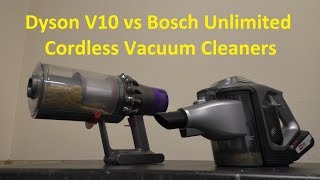 Dyson V10 Absolute v Bosch Unlimited Cordless Vacuum Cleaner [upl. by Florenza]