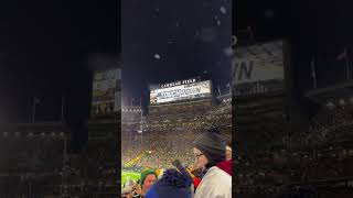 SNOW AT LAMBEAU FIELD IS MAGICAL greenbaypackers packers nfl [upl. by Yanel]