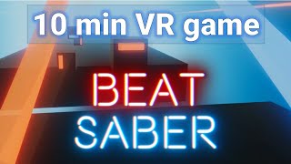 MAKING BEAT SABER IN 10 MIN  Unity Challenge [upl. by Ecydnarb]