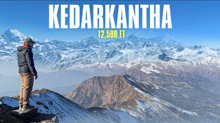 Kedarkantha Trek My Best Trek YashSharmaFitness [upl. by Annayad]