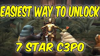 Easiest Way To Unlock C3PO In SWGOH [upl. by Lema]