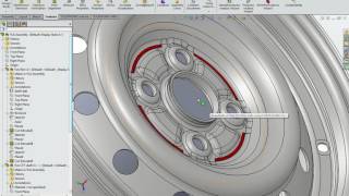 FEA of car steel wheel part 1 [upl. by Coral]