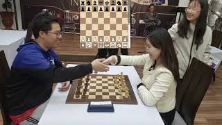 NAKALARO KO SI WGM MIAOYI SA ISANG BLITZ GAME  WGM MIAOYI vs IM JEM  BLITZ GAME [upl. by Nostets]