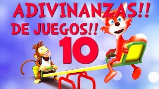 Adivinar Jugando con las 10 Adivinanzas y acertijos de Juegos  Video para niños [upl. by Ymerej399]