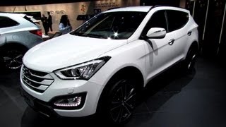 2014 Hyundai Santa Fe CRDi Diesel  Exterior and Interior Walkaround  2013 Frankfurt Motor Show [upl. by Mann296]