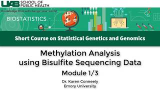 Bisulfite Methylation Sequencing Analysis  Module 1 [upl. by Gnad]