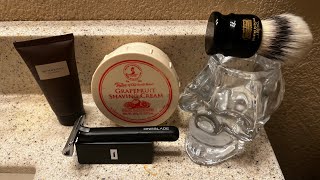 OneBlade “The Element” TOBs Grapefruit Simpson Chubby 2 Synthetic amp Burberry London Aftershave [upl. by Mishaan]