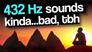 Testing 432 Hz Frequencies and temperaments [upl. by Dnalyaw]