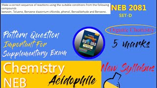 Make a correct sequence of reactions using the suitable  NEB2081 Chemistry Question solution [upl. by Otsedom912]