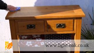 How To Clean Oak Furniture and Oak Furniture Maintenance [upl. by Ivette920]