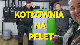 KOTŁOWNIA NA PELET SAS BIO COMPACT PLUS 10kWTERMOJET SPRZĘGŁO HYDRAULICZNE [upl. by Chloette]