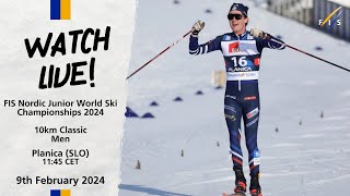 LIVE FIS Nordic JWSC Championships 2024  10KM Classic Men [upl. by Laure]