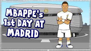 MBAPPES 1st DAY at REAL MADRID [upl. by Idette92]