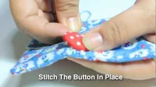 How To Sew A Business Card Holder In Under 5 Mins [upl. by Alleira]