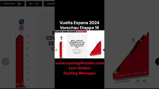 Vuelta Espana 2024 Vorschau Etappe 16 [upl. by Azaleah866]