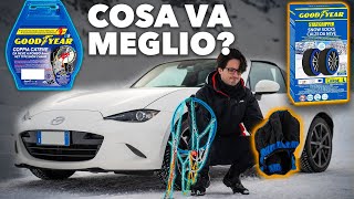 CALZE vs CATENE vs GOMME La sfida su neve e ghiaccio Quali funzionano meglio [upl. by Anivlac]