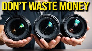 The Best 3 Lenses YOU can BUY For Your SONY APSC [upl. by Roshelle]