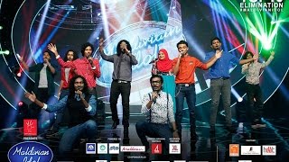 Joashey Genai Mee Gaumee Ufaa  Top 10 Group Performance on Maldivian Idol S2 [upl. by Ammadis768]