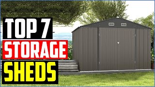 TOP 7 Best Storage Sheds for 2023 [upl. by Anecuza]