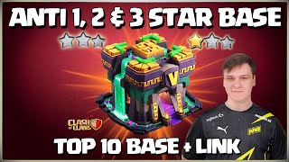 After Update 10 New Base Best Th14 War Base With Link 2024  Th14 War Base  Th14 New Base CWL coc [upl. by Lecirg]