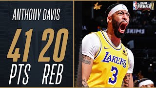 Anthony Davis Drops 40 PTS amp 20 REB In The InSeason Tournament Championship 🏆 [upl. by Lashondra]