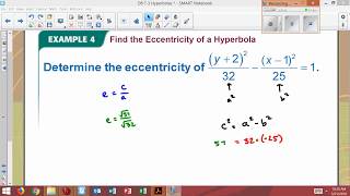 73 Example 4 Find the Eccentricity of a Hyperbola [upl. by Melesa]