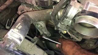 2006 Cadillac cts 3 6 water pump replacement [upl. by Bissell504]